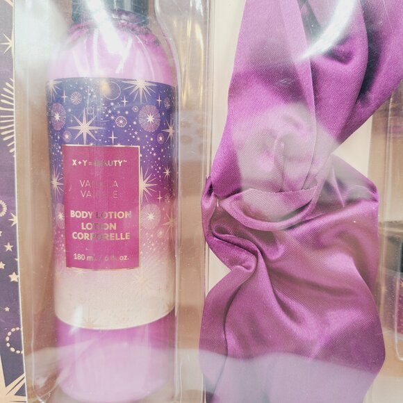 Bath & Body Beauty Vanilla Pamper Kit Lotion, Bath Salt, Body Soufflé, Headband - Picture 2 of 5